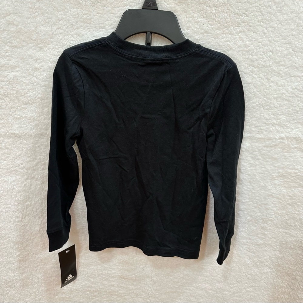 Boys Long Sleeve Adidas Tee - Picture 2 of 6